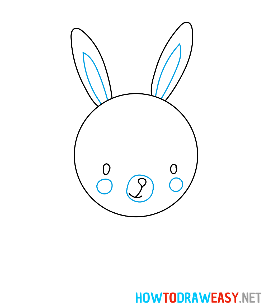 Step by Step Bunny Drawing