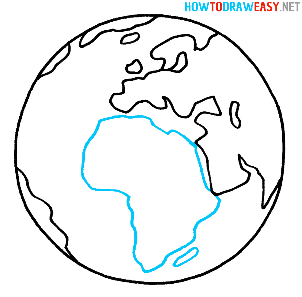 Earth Drawing Tutorial