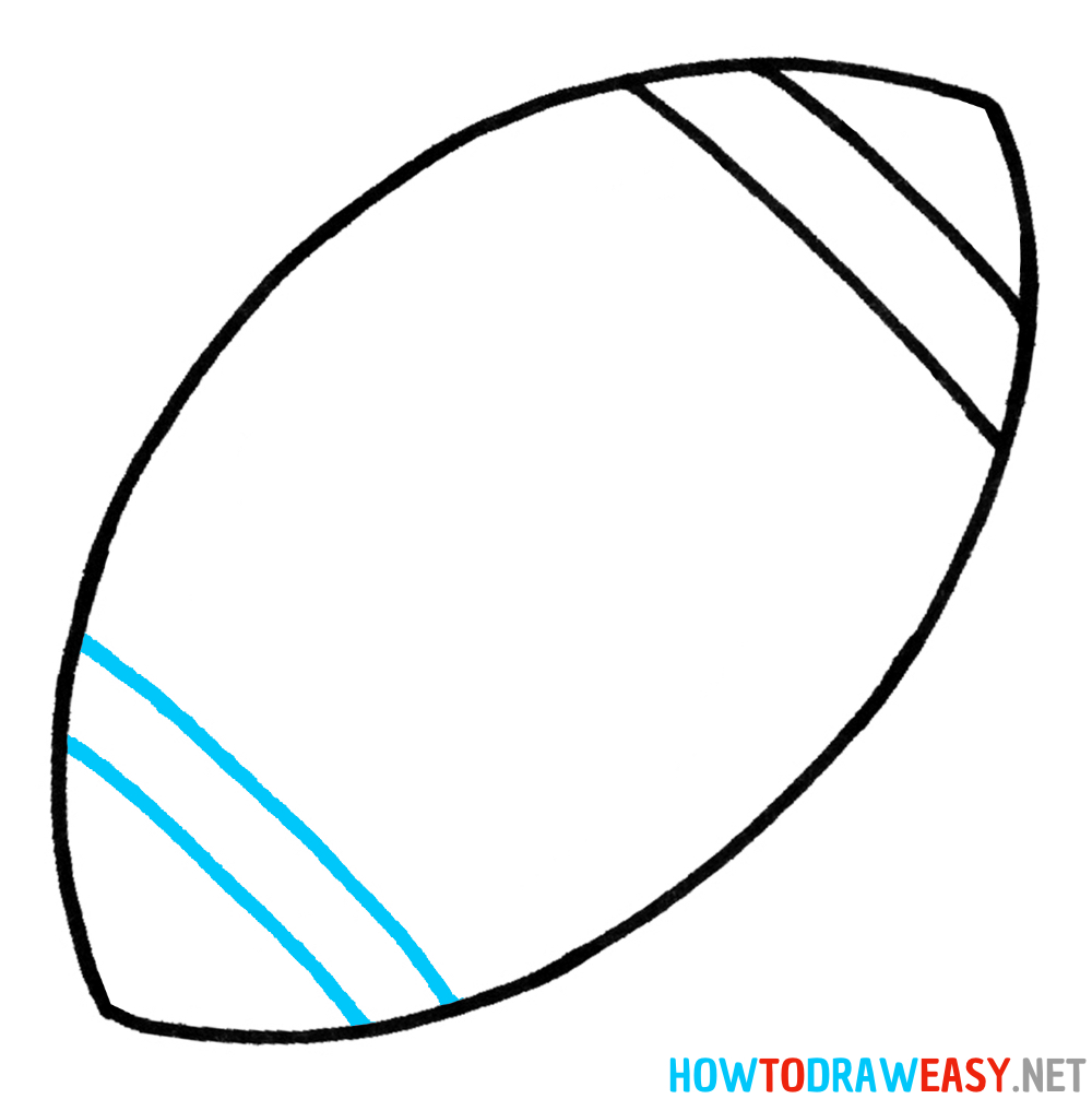 How to Draw an Easy Football