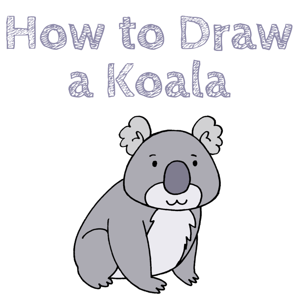Koala How to Draw Easy