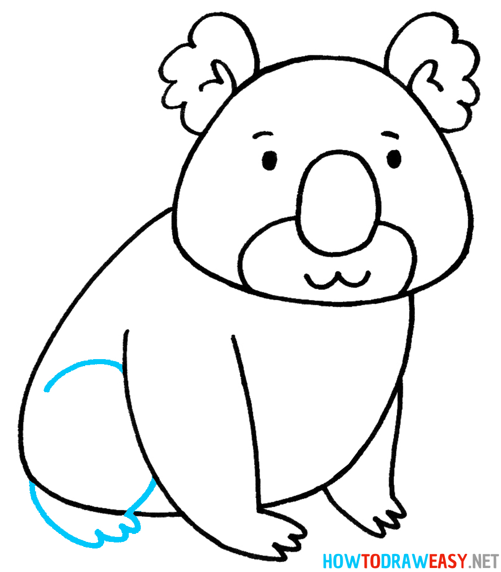 Koala Step by Step Drawing