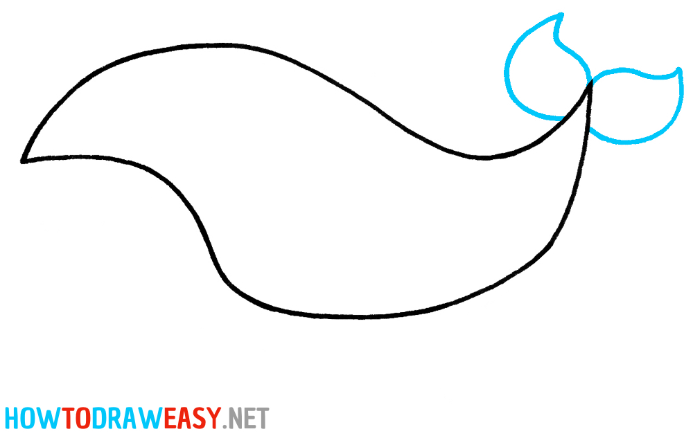 How to Draw a Cartoon Whale