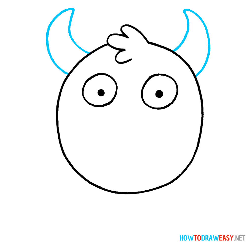 Monster Drawing Third Step