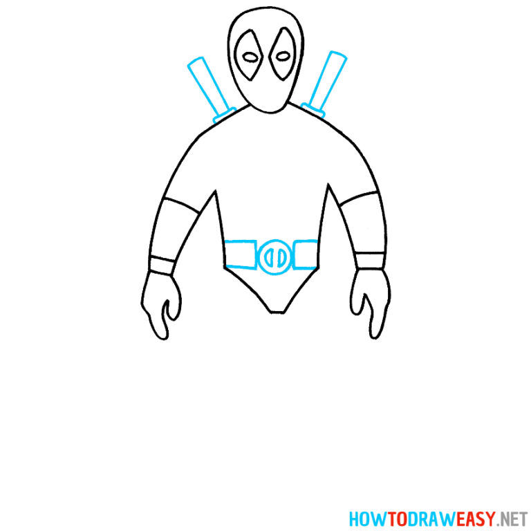 How to Draw Deadpool - How to Draw Easy