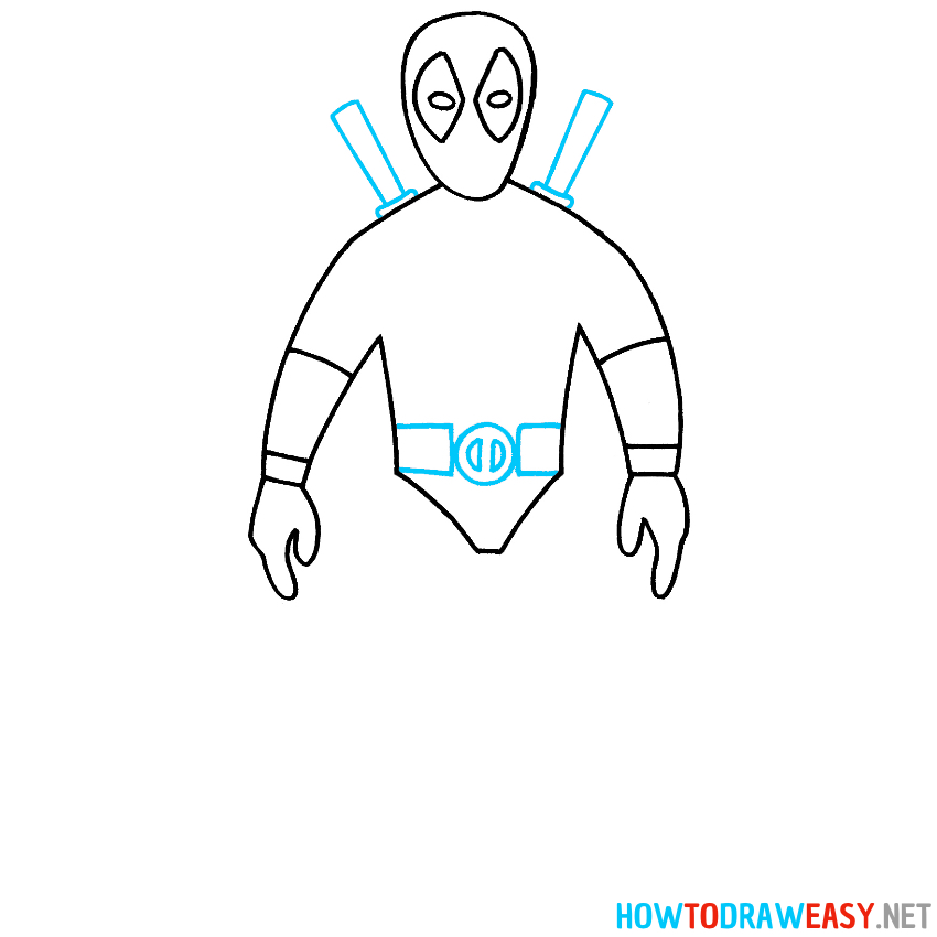 Merc With a Mouth Drawing Step Fifth