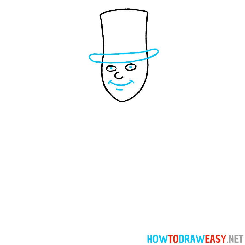 Leprechaun Drawing Second Step