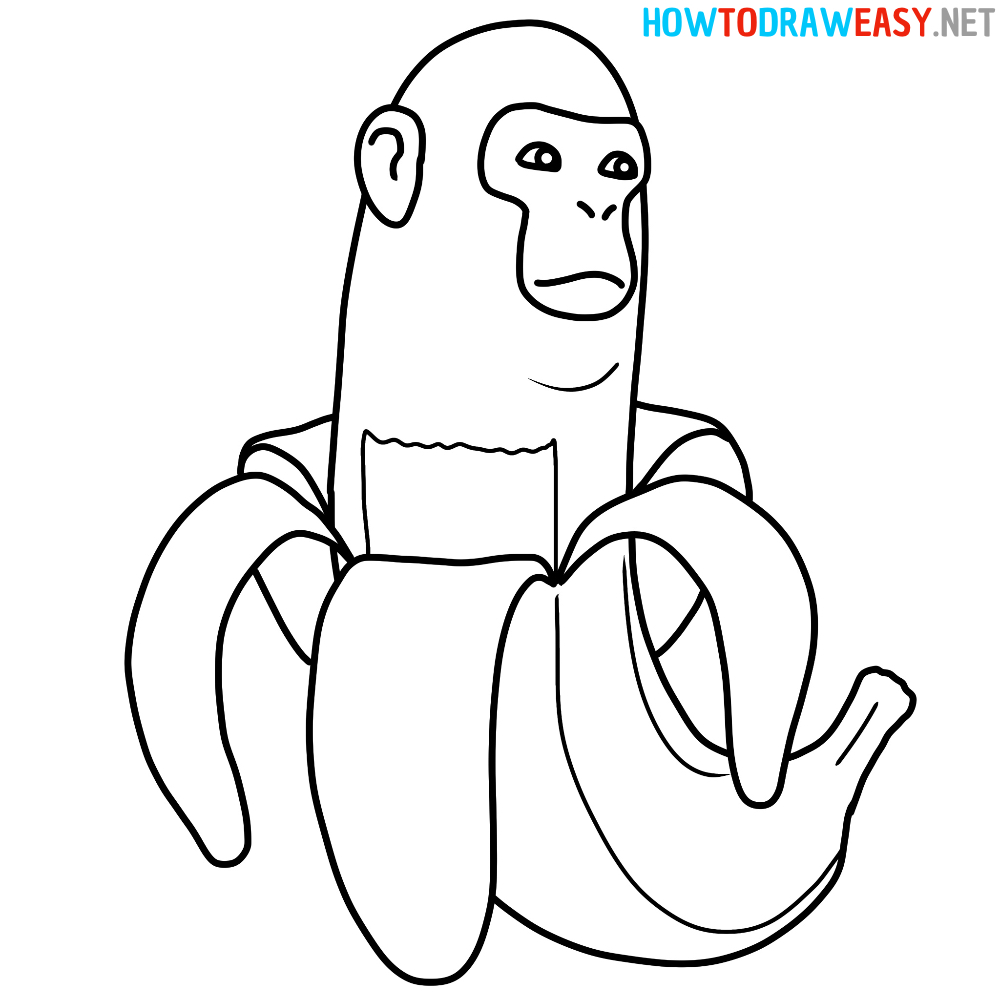 Chimpanzini Bananini Drawing Ninth Step