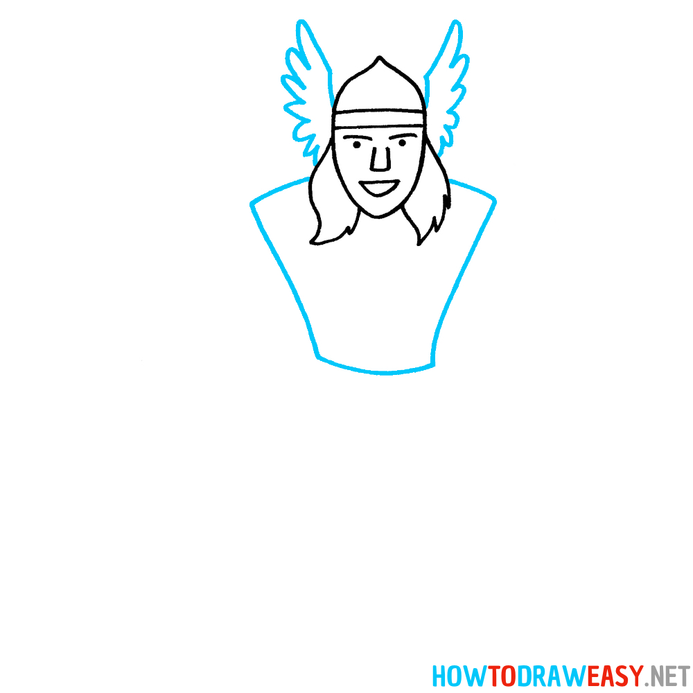 Thor Drawing Fourth Step
