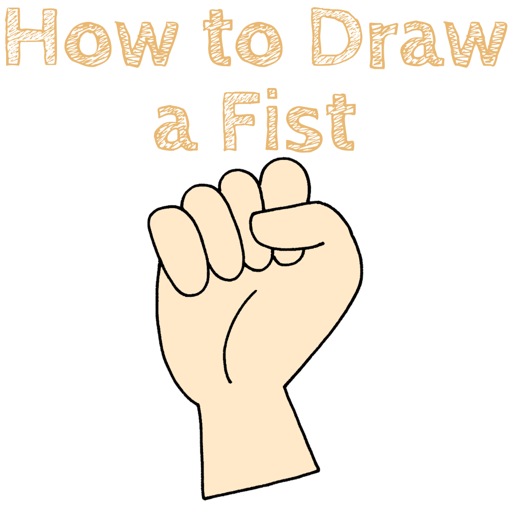 Fist Drawing Tutorial Easy