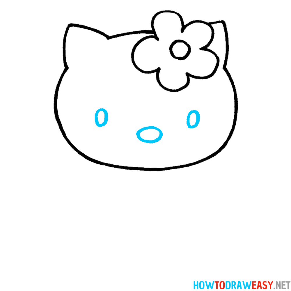Hello Kitty Fourth Step Drawing