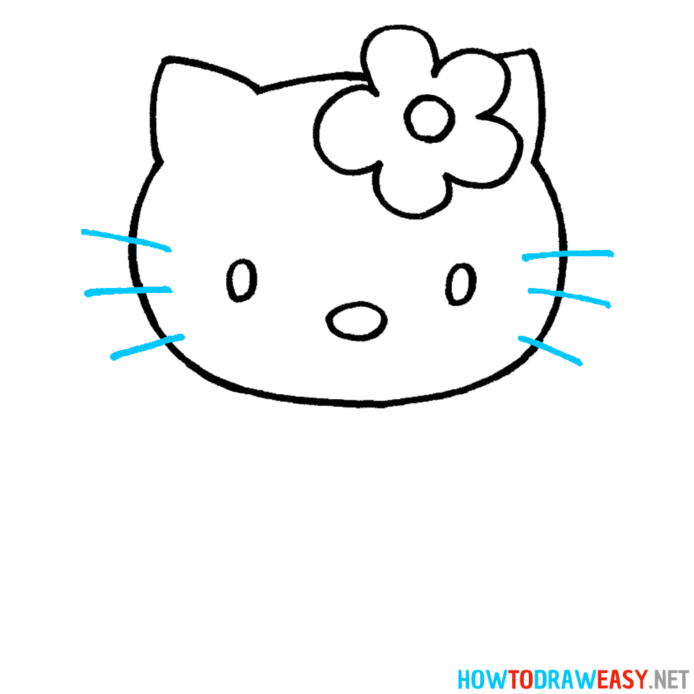 Hello Kitty Fifth Step Drawing