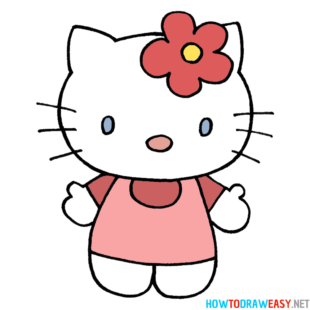 Hello Kitty Ninth Step Drawing
