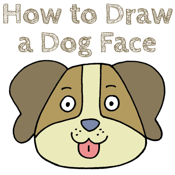 How to Draw a Dog Face