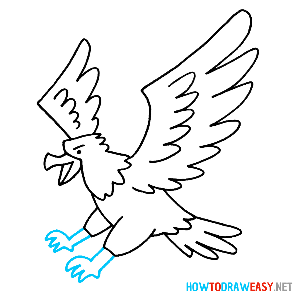 Eagle Drawing Eighth Step
