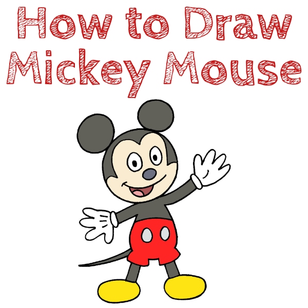 How to Draw Mickey Mouse