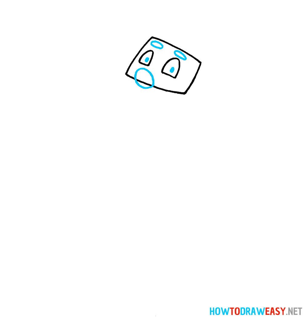 Santa Claus Drawing Tutorial Second Step