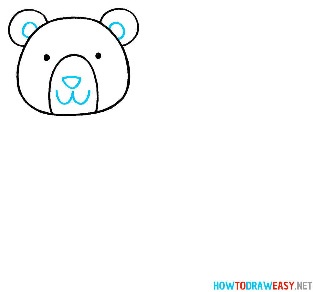 Bear Drawing Third Step