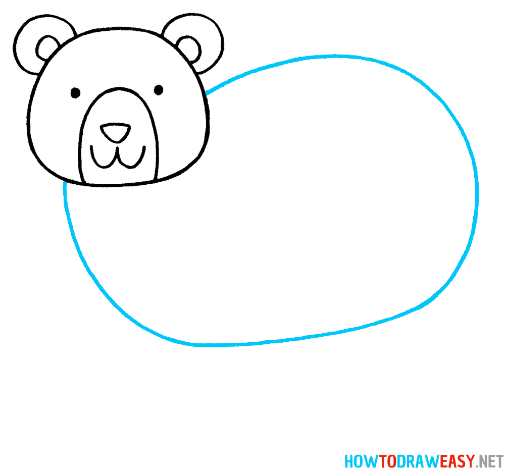 Bear Drawing Fourth Step